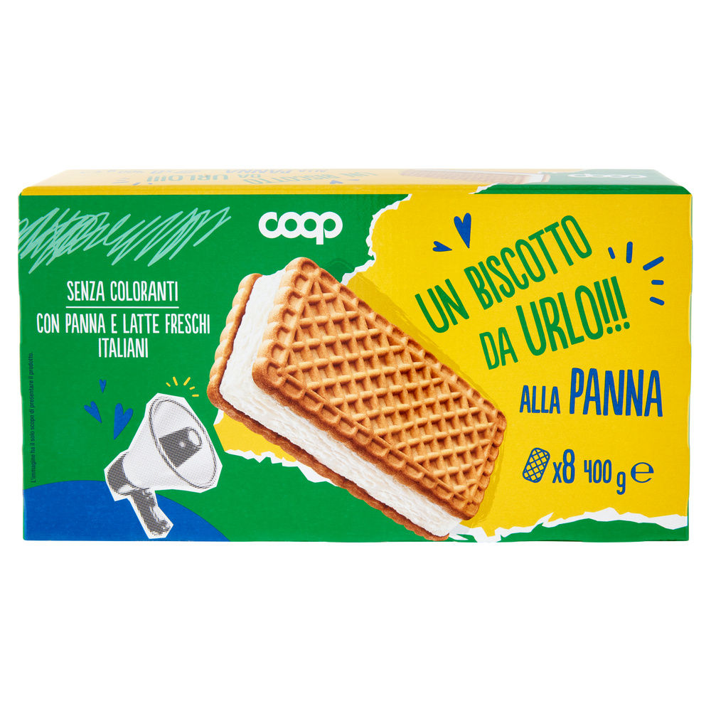 GELATO BISCOTTO ALLA PANNA COOP X8 G 400 - 6