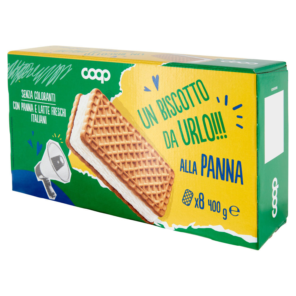 GELATO BISCOTTO ALLA PANNA COOP X8 G 400 - 4
