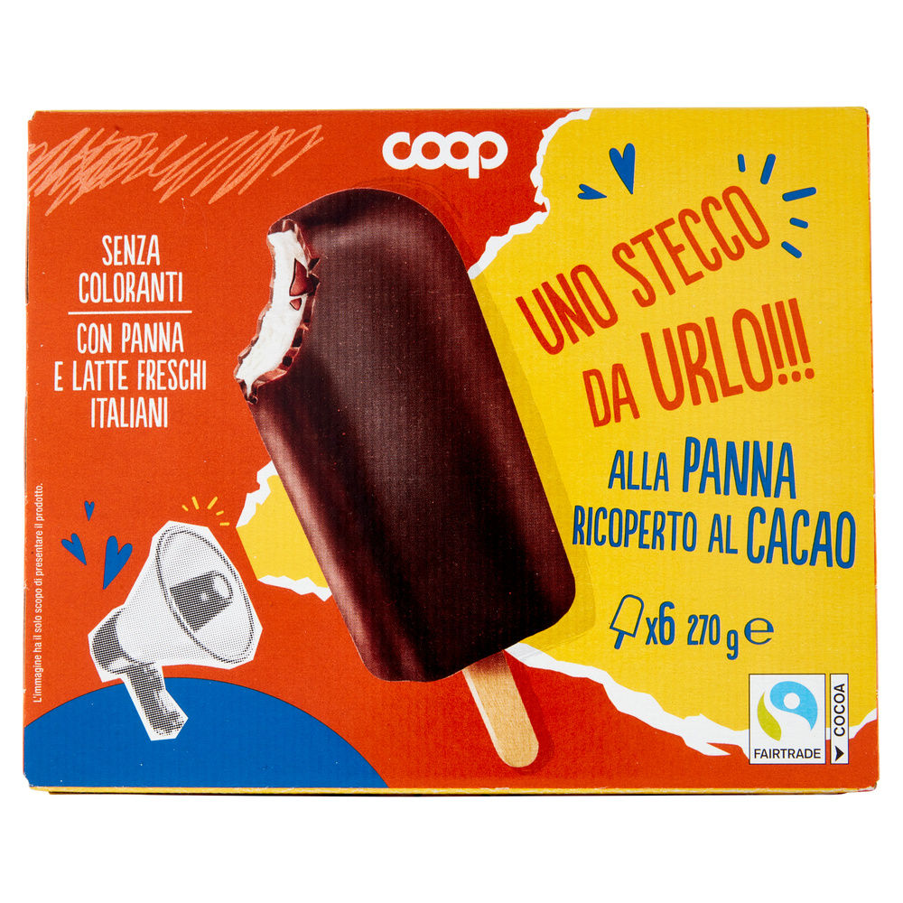STECCO ALLA PANNA RICOPERTO AL CACAO  COOP 6PZ SCATOLA G 270 - 4