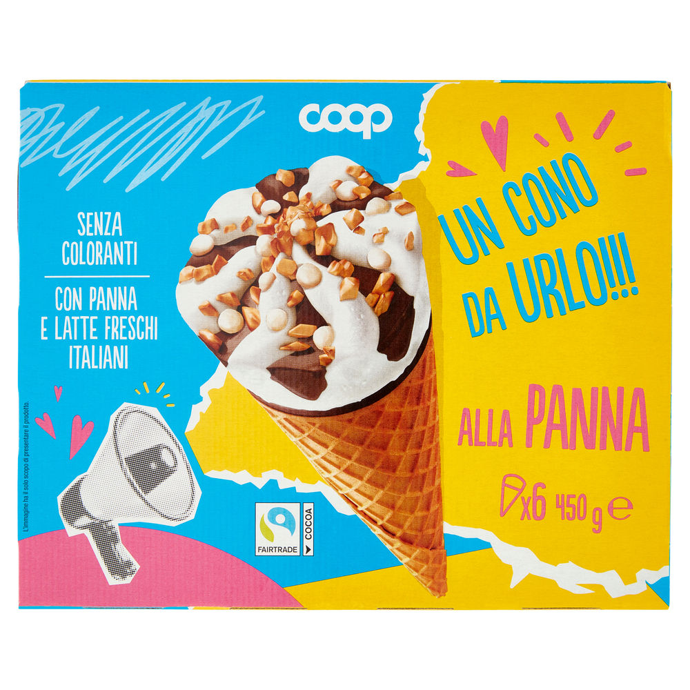 CONO ALLA PANNA COOP 6PZ SCATOLA G 450 - 0