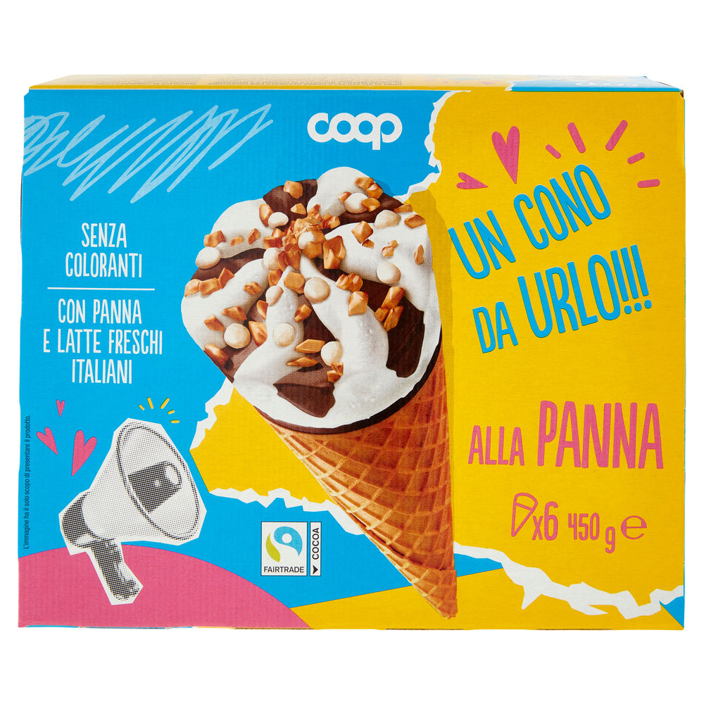 CONO ALLA PANNA COOP 6PZ SCATOLA G 450 - 6