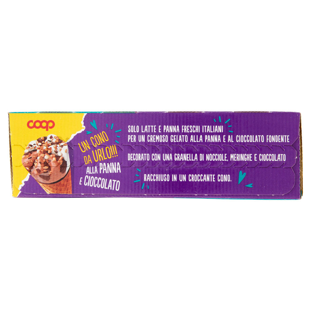 CONO ALLA PANNA E CIOCCOLATO COOP 6PZ SCATOLA G 450 - 4