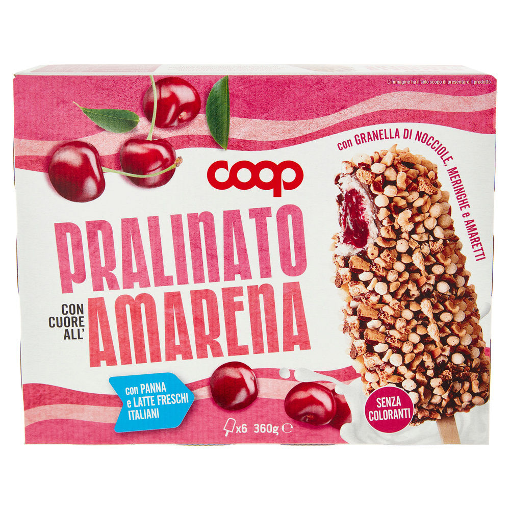 STECCO PRALINATO  AMARENA COOP 6PZ SCATOLA G 360 - 4
