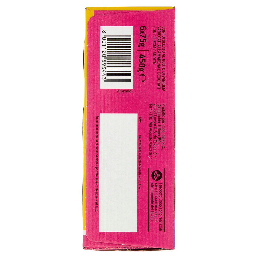 CONO ALL'AMARENA COOP 6PZ SCATOLA G 450 - 3