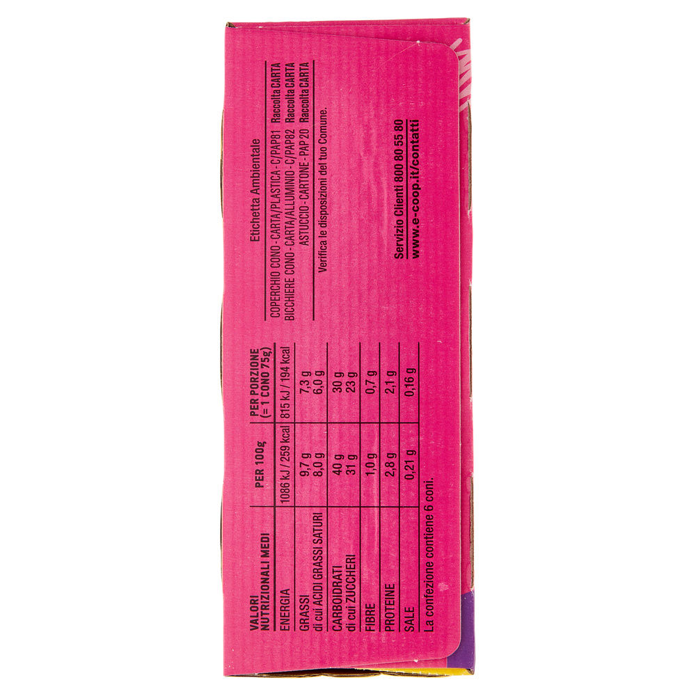 CONO ALL'AMARENA COOP 6PZ SCATOLA G 450 - 2