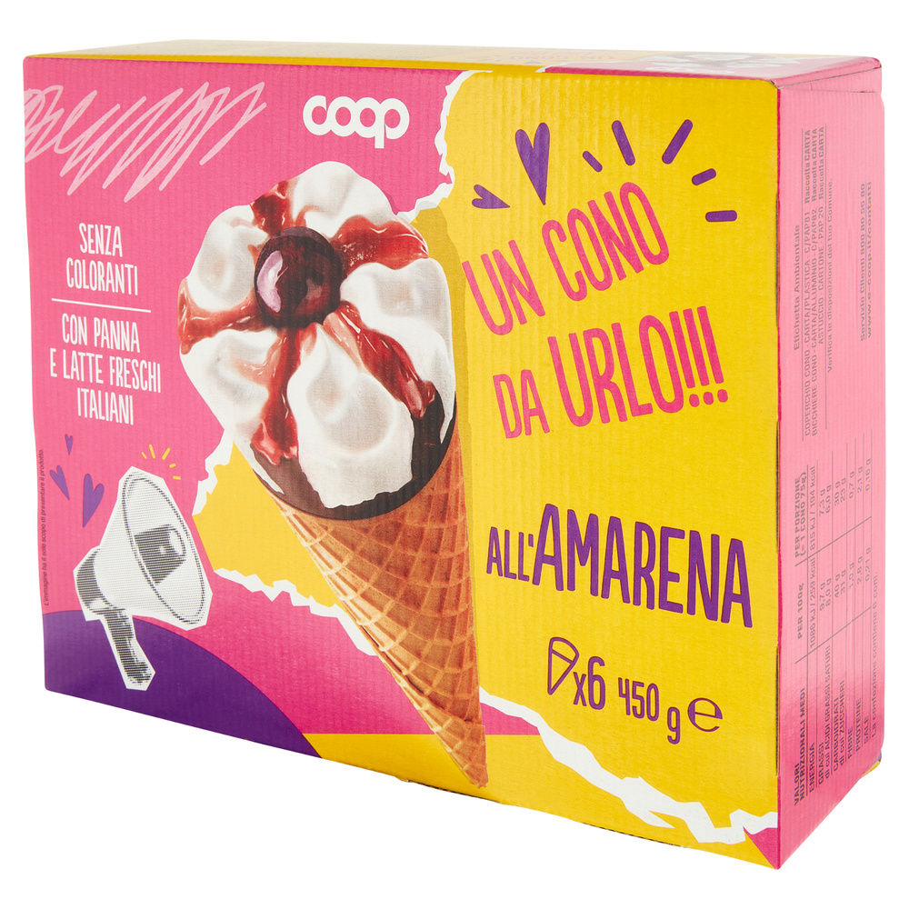 CONO ALL'AMARENA COOP 6PZ SCATOLA G 450 - 5
