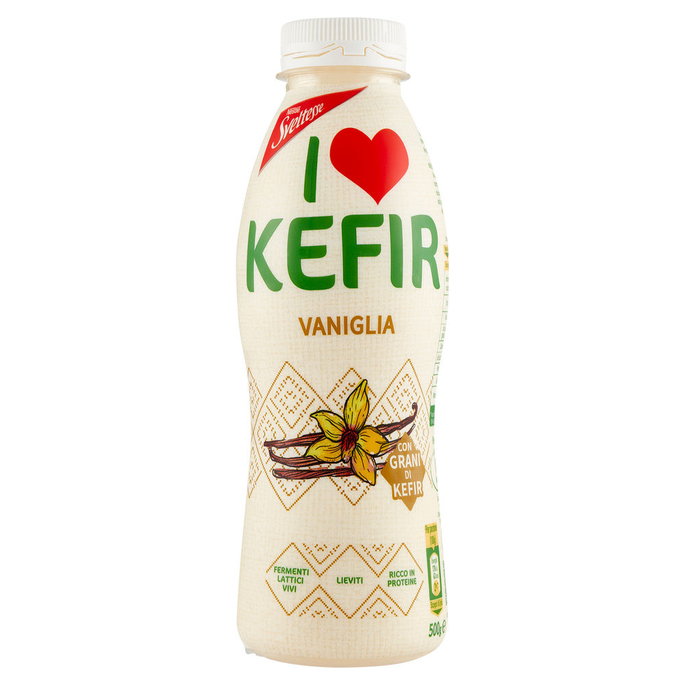 SVELTESSE I LOVE KEFIR VANIGLIA BOTTIGLIA G 500 - 0
