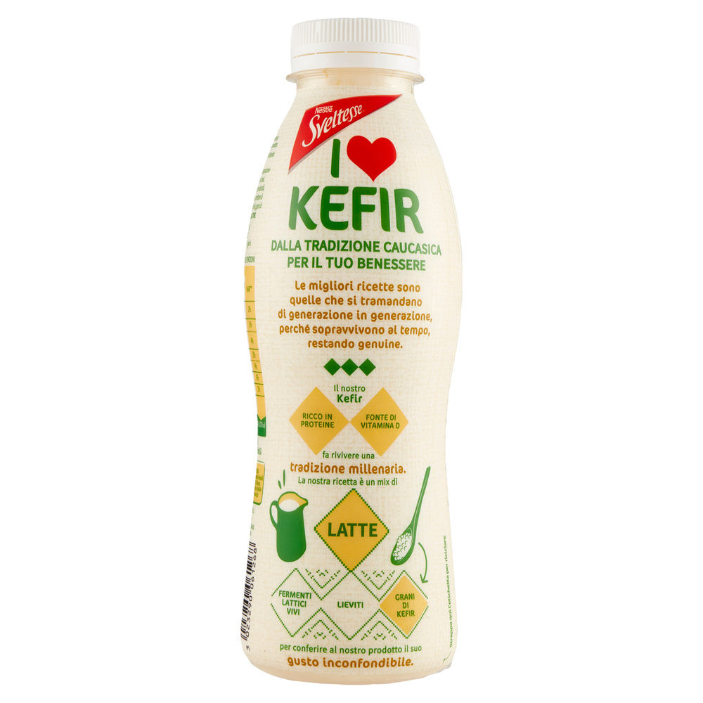 SVELTESSE I LOVE KEFIR VANIGLIA BOTTIGLIA G 500 - 1