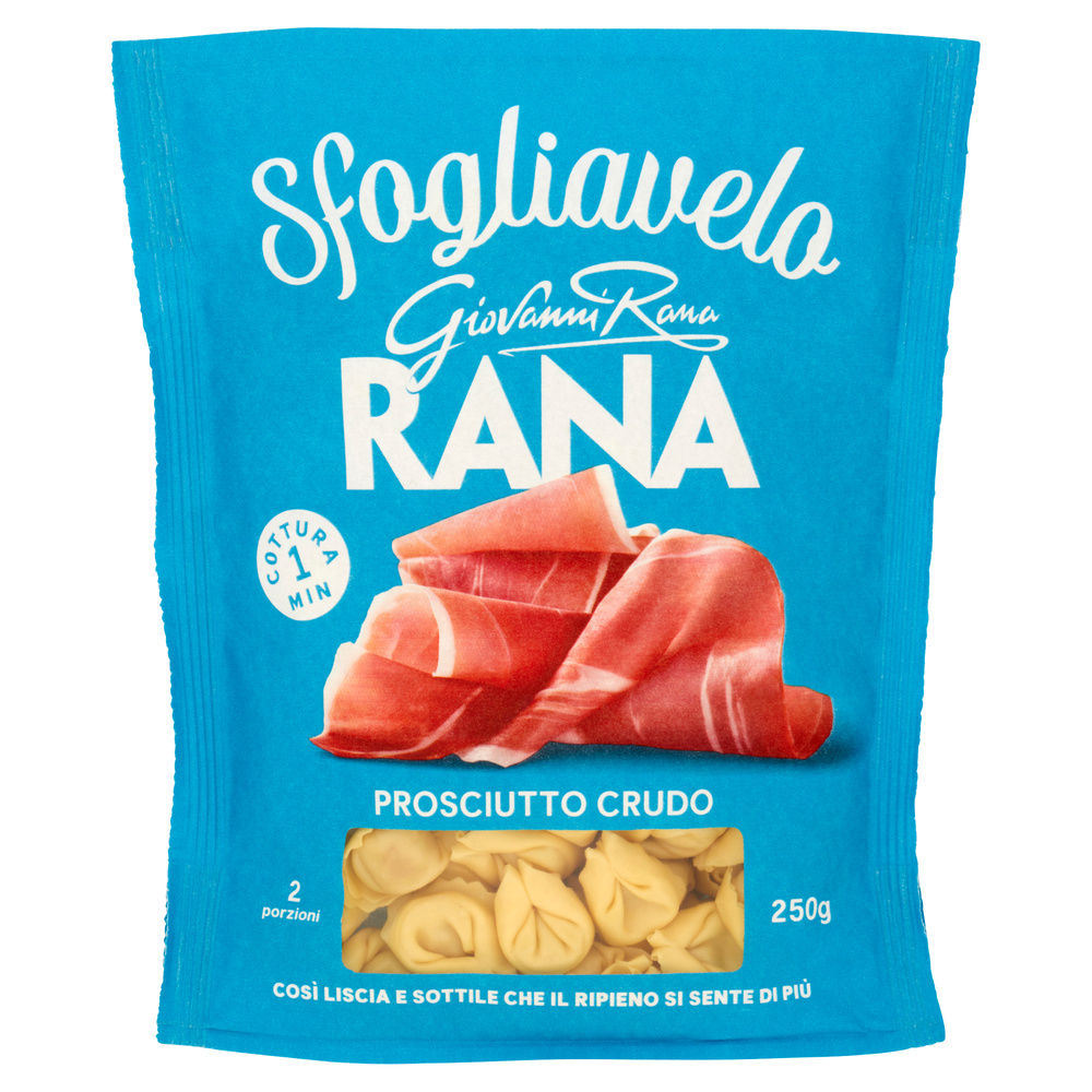 SFOGLIAVELO AL PROSCIUTTO CRUDO RANA SACCHETTO G 250 - 7