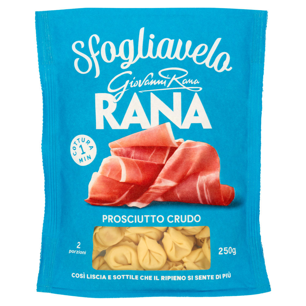 SFOGLIAVELO AL PROSCIUTTO CRUDO RANA SACCHETTO G 250 - 0