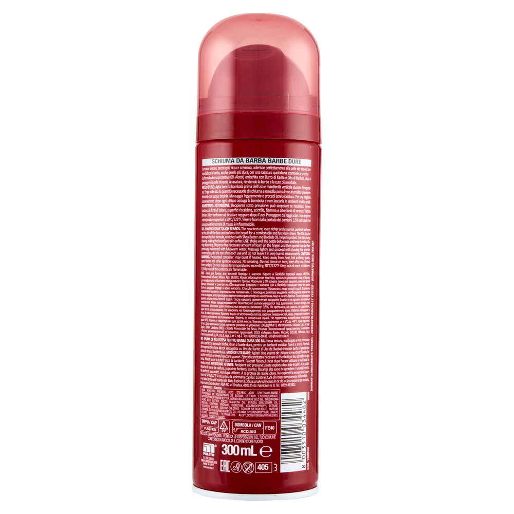 SCHIUMA DA BARBA INTESA POUR HOMME BARBE DURE NEW ML 300 - 1