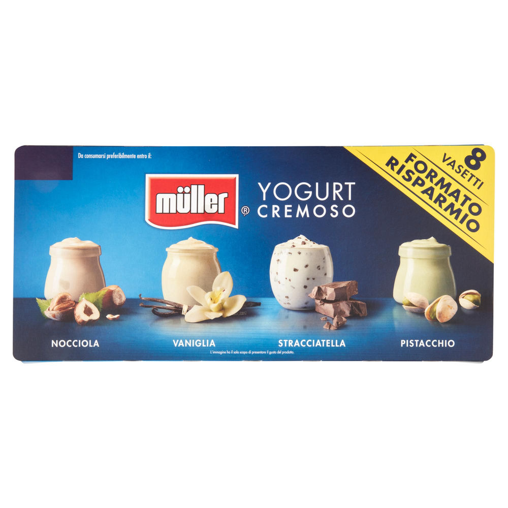 YOGURT INTERO GUSTI GOLOSI ASSORTITO MULLER 8X125G - 0