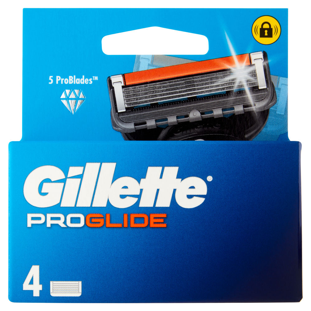 Lame di ricambio gillette proglide manual pz.4