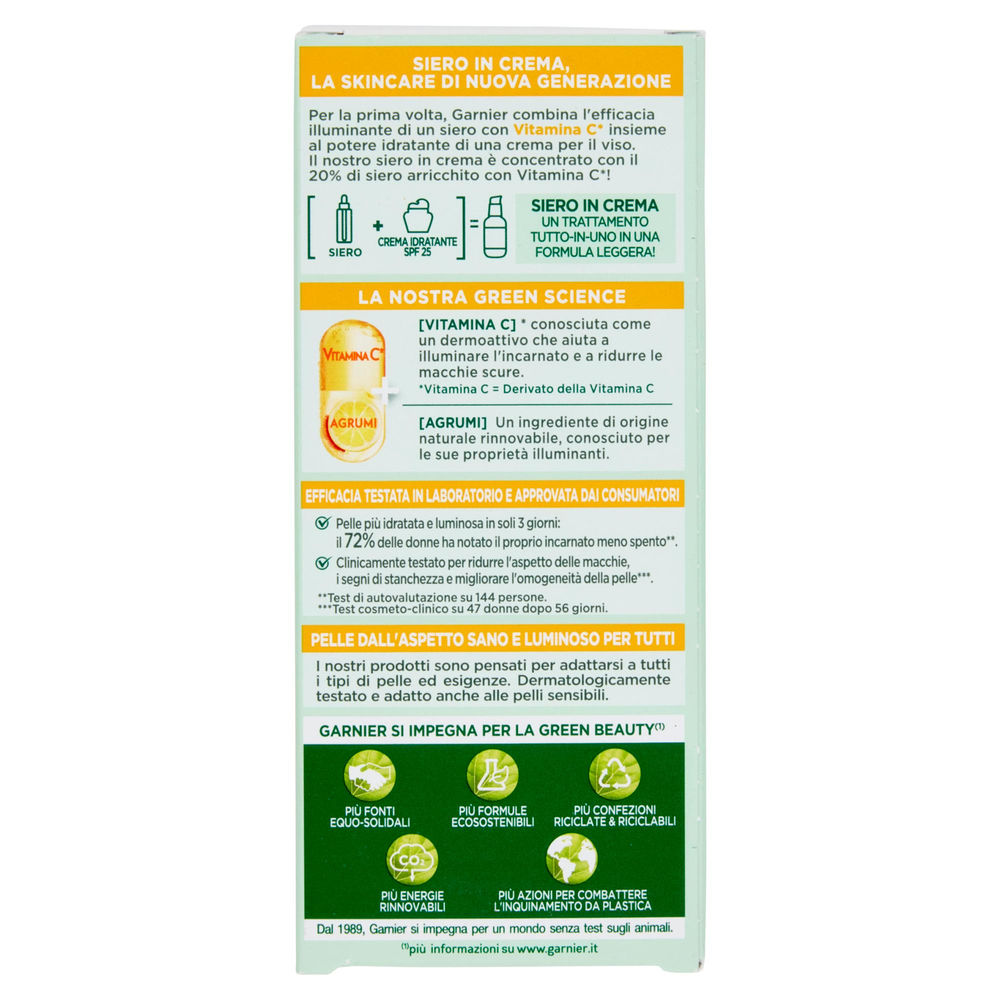 SIERO IN CREMA GARNIER SKIN ACTIVE VITAMINA C ML 50 - 1