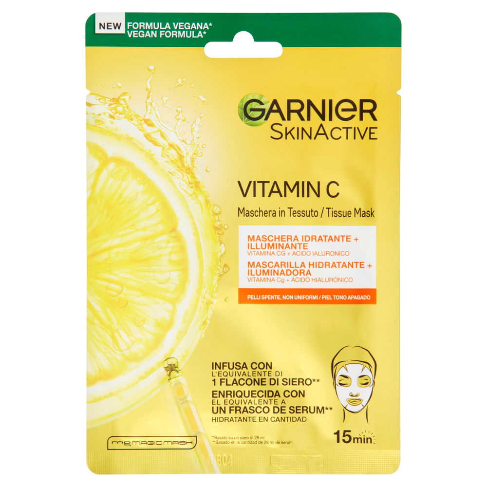 MASCHERA TESSUTO GARNIER SKIN ACTIVE VITAMINA C PZ.1 - 0