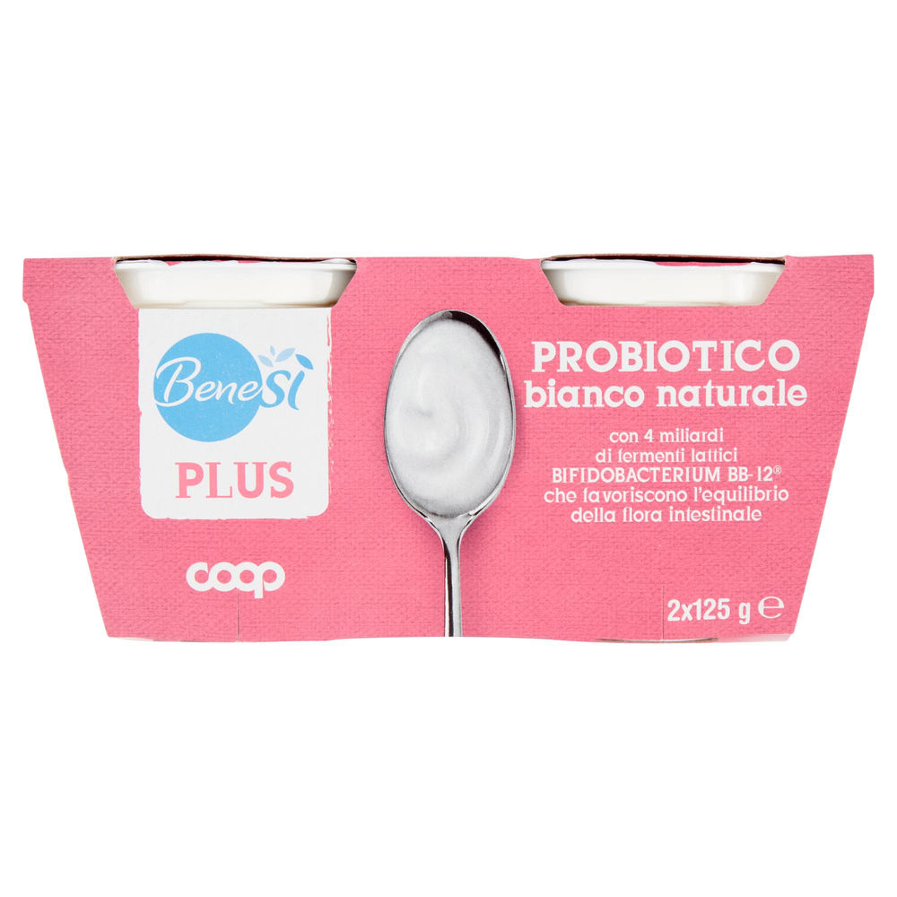 PROBIOTICO BIANCO NATURALE 4 MLD DI FL BENESÌ COOP G125 X2 - 0