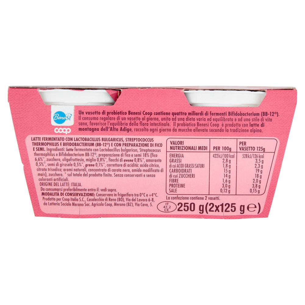 PROBIOTICO FICO E SEMI 4 MLD DI FL BENESÌ COOP G125 X2 - 1