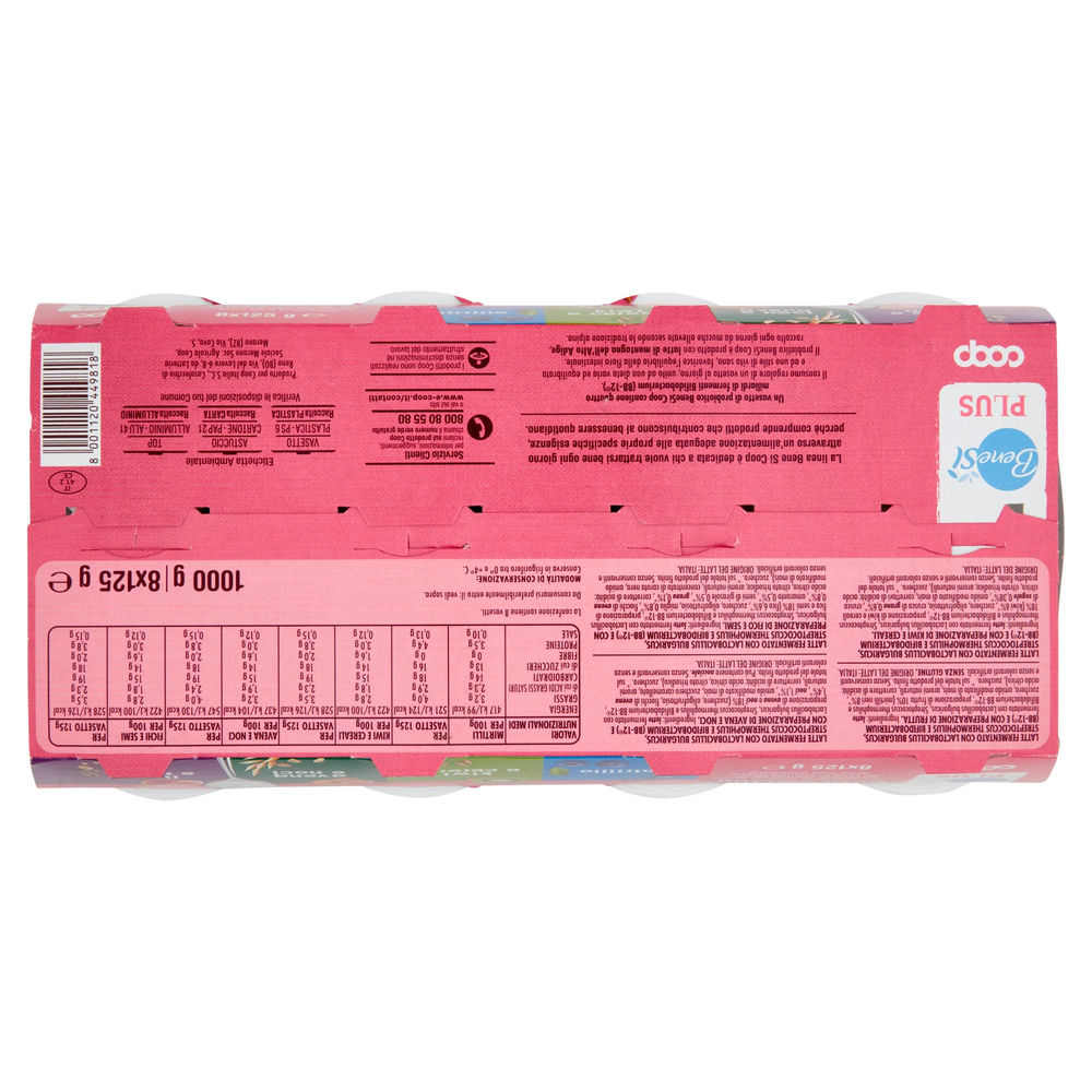 PROBIOTICO GUSTI ASSORTITI 4 MLD DI FL BENESÌ COOP G125 X8 - 1