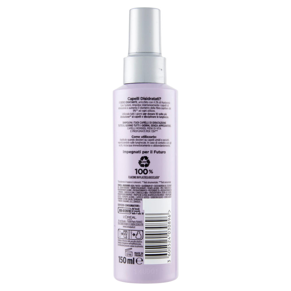 TRATTAMENTO PER CAPELLI SPRAY L'OREAL ELVIVE HYALURONIC ML 150 - 1