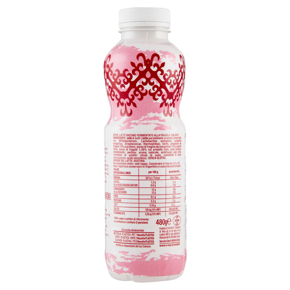KEFIR DA BERE FRAGOLA COOP G 480 - 1