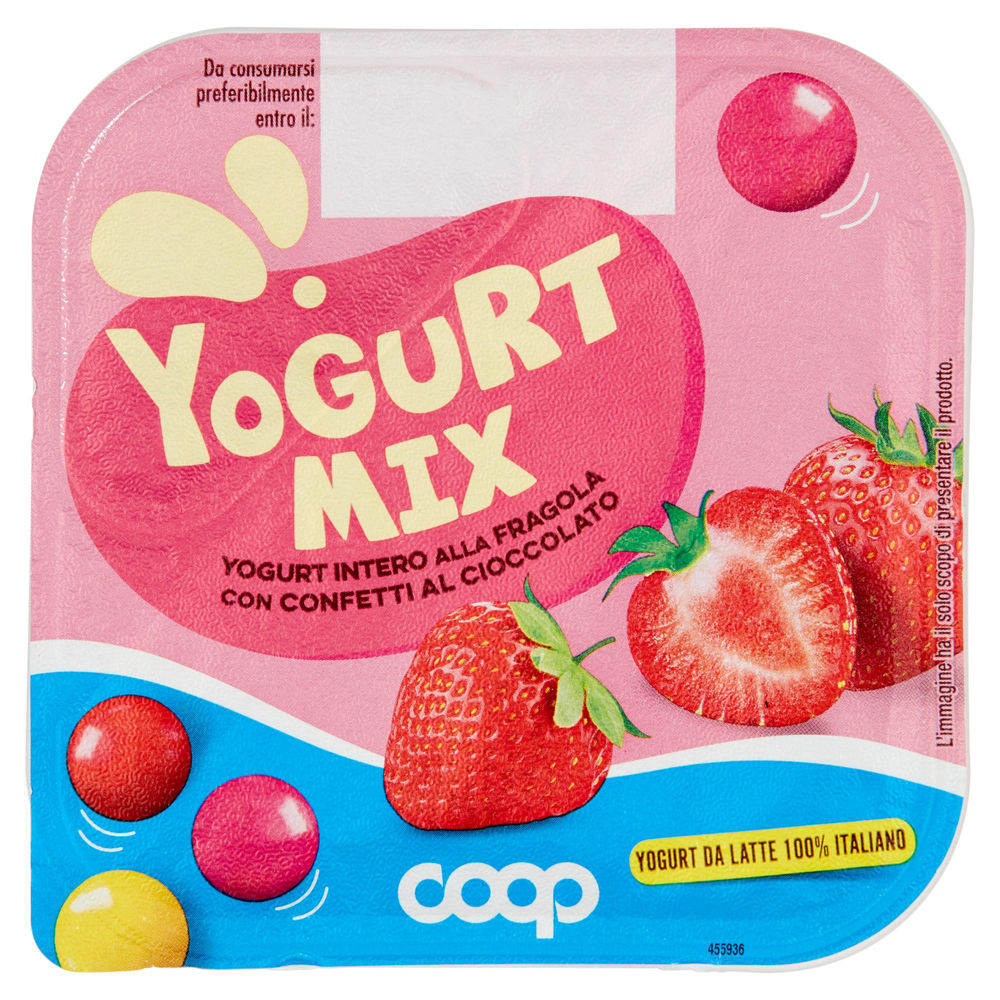 MIX COOP YOGURT FRAGOLA+SMARTIES BICOMP G 120 - 0