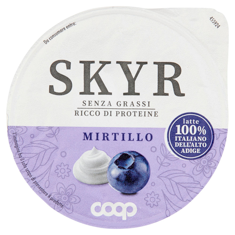 SKYR AL CUCCHIAIO COOP MIRTILLO G 150 - 0