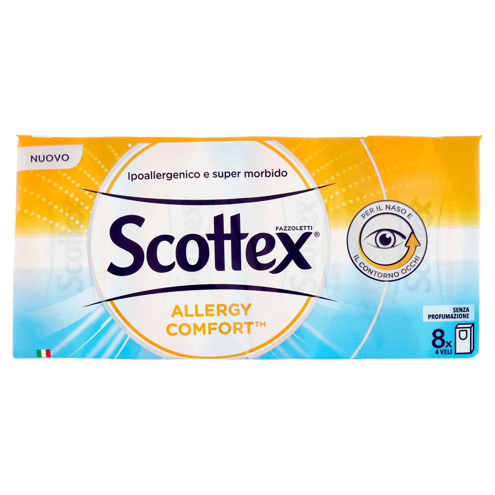 FAZZOLETTI SCOTTEX ALLERGY COMFORT 4VELI 9X PZ.8 - 0