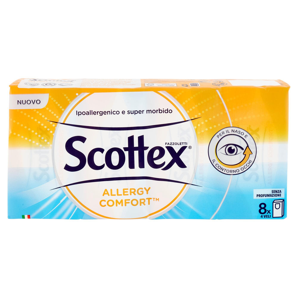 FAZZOLETTI SCOTTEX ALLERGY COMFORT 4VELI 9X PZ.8 - 4