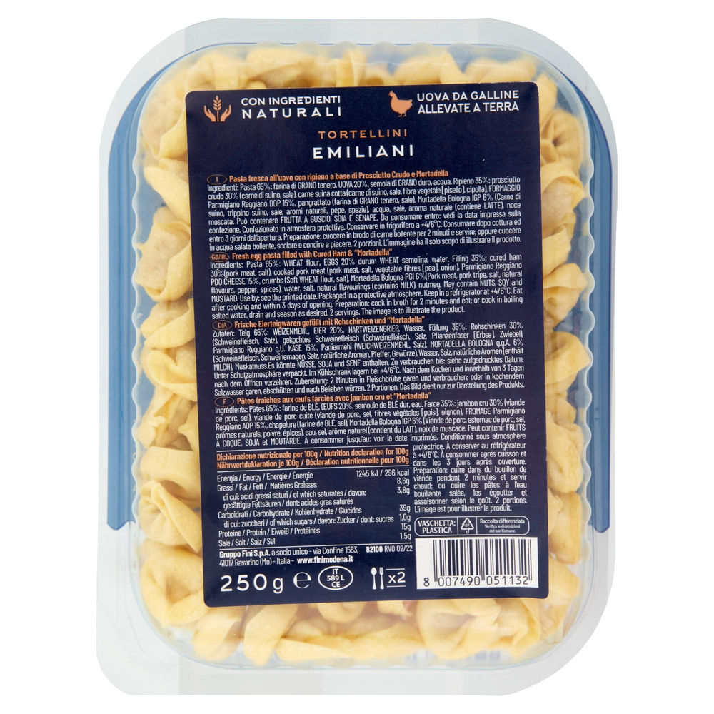 TORTELLINI EMILIANI ANTIGA BOTTEGA G 250 - 1
