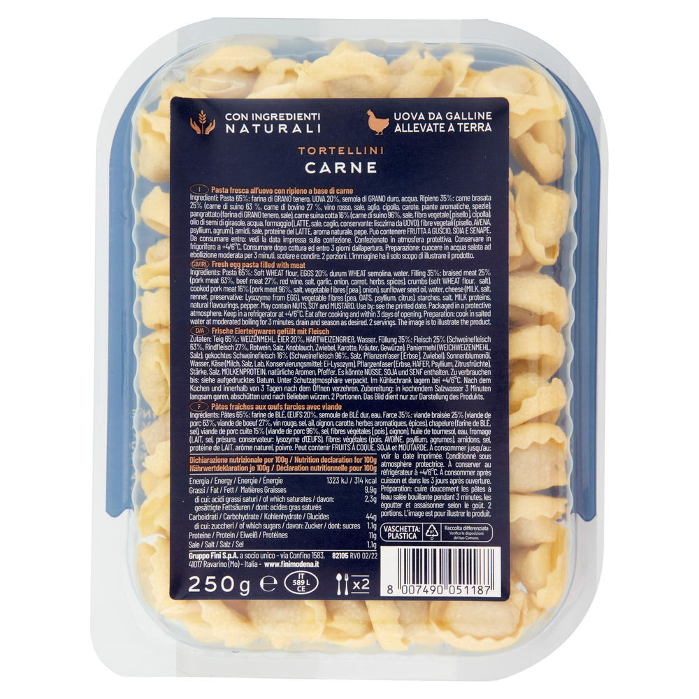 TORTELLINI CARNE ANTIGA BOTTEGA G 250 - 1
