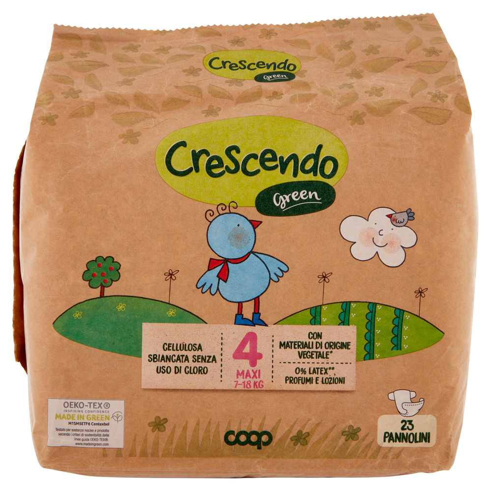 PANNOLINI COOP CRESCENDO GREEN TG 4 PZ.23 - 0