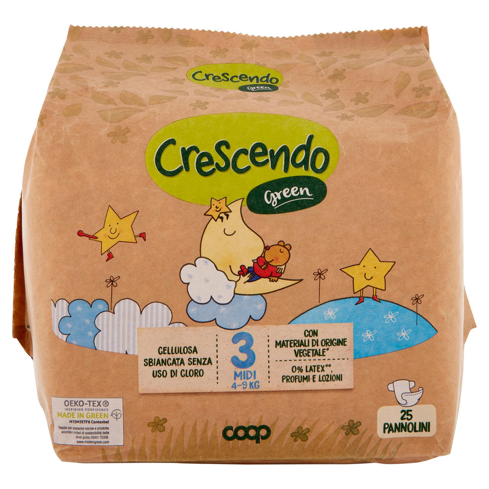 PANNOLINI COOP CRESCENDO GREEN TG 3 PZ.25 - 0