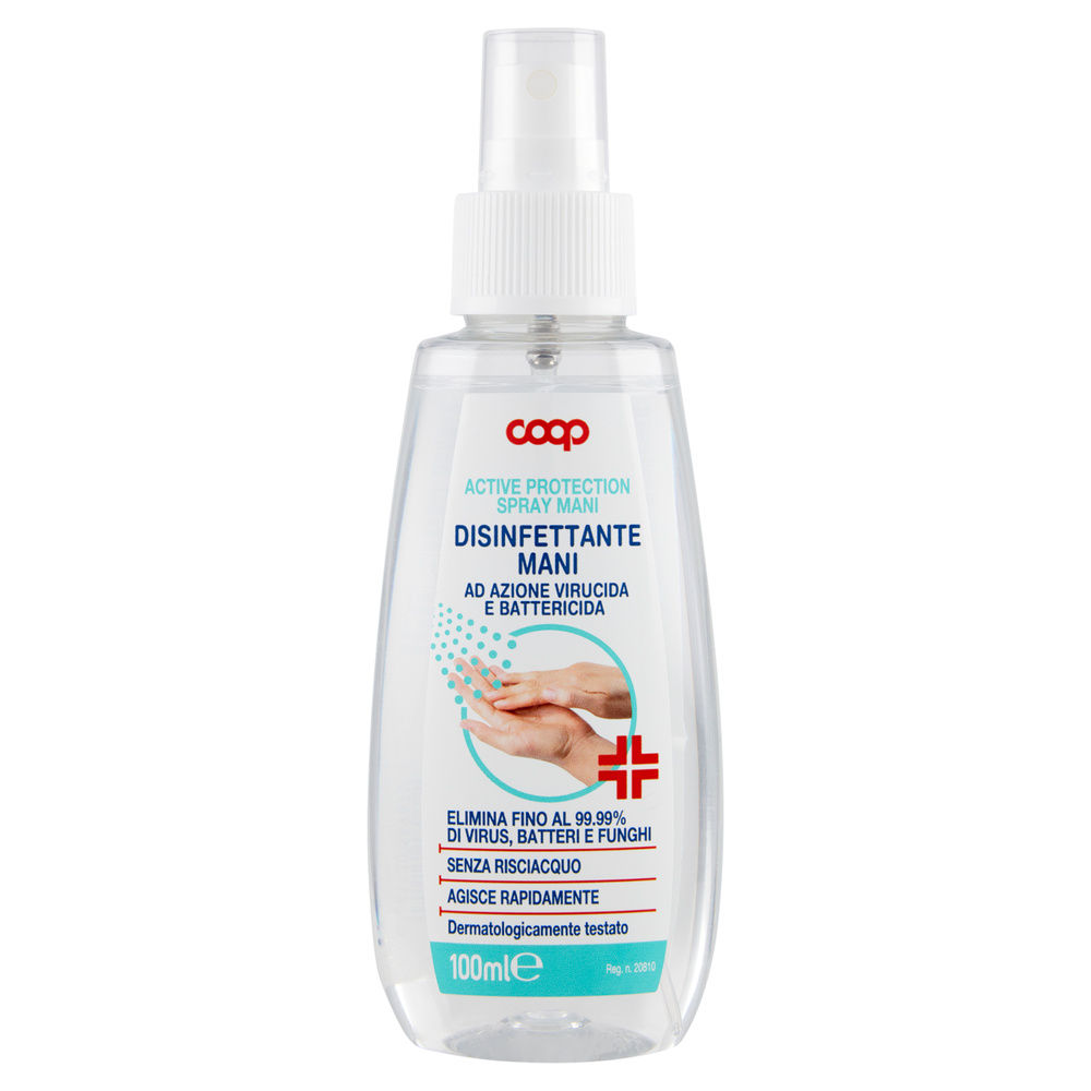 DISINFETTANTE MANI SPRAY COOP ACTIVE PROTECTION PMC ML 100 - 0