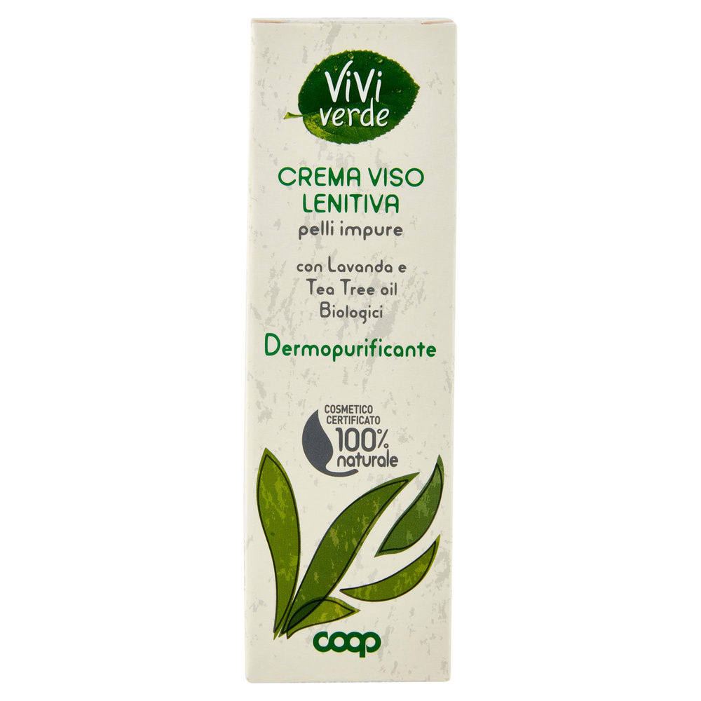CREMA VISO LENITIVA DERMOPURIFICANTE VIVI VERDE COOP ML 50 - 7