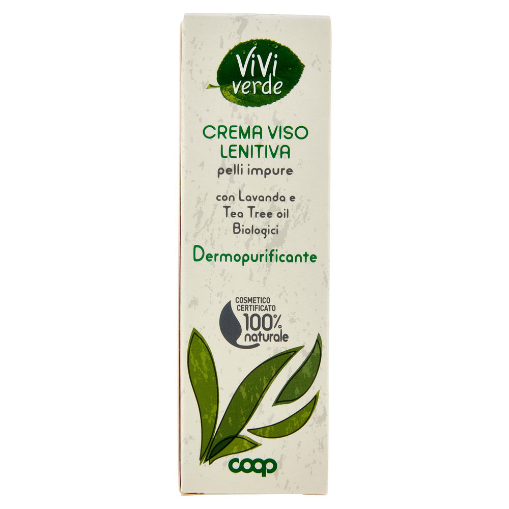 CREMA VISO LENITIVA DERMOPURIFICANTE VIVI VERDE COOP ML 50 - 1