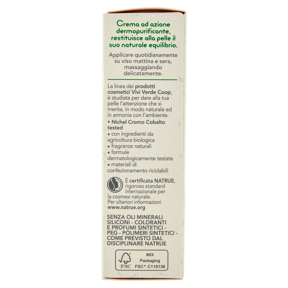 CREMA VISO LENITIVA DERMOPURIFICANTE VIVI VERDE COOP ML 50 - 4