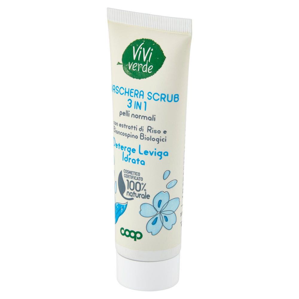 MASCHERA SCRUB 3 IN 1 VIVI VERDE COOP ML 50 - 2
