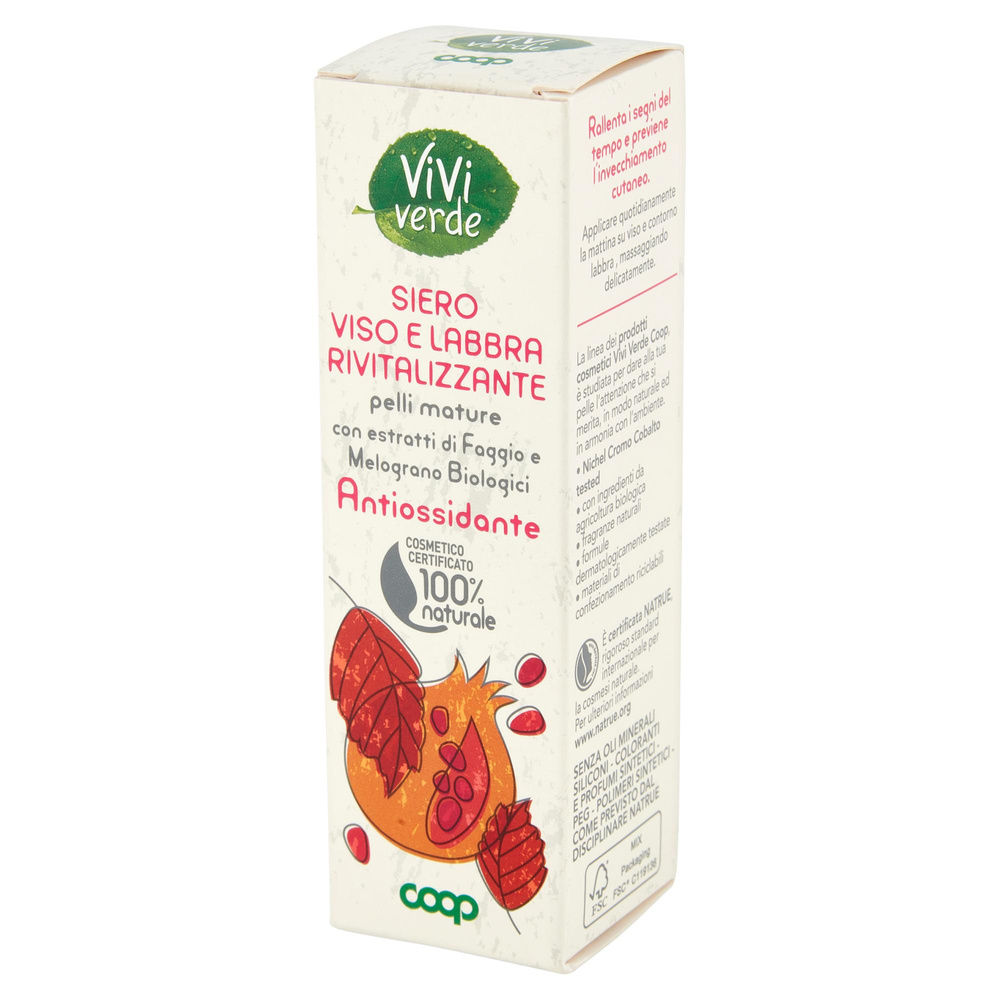 SIERO VISO E LABBRA ANTIOSSIDANTE VIVI VERDE COOP ML 40 - 8