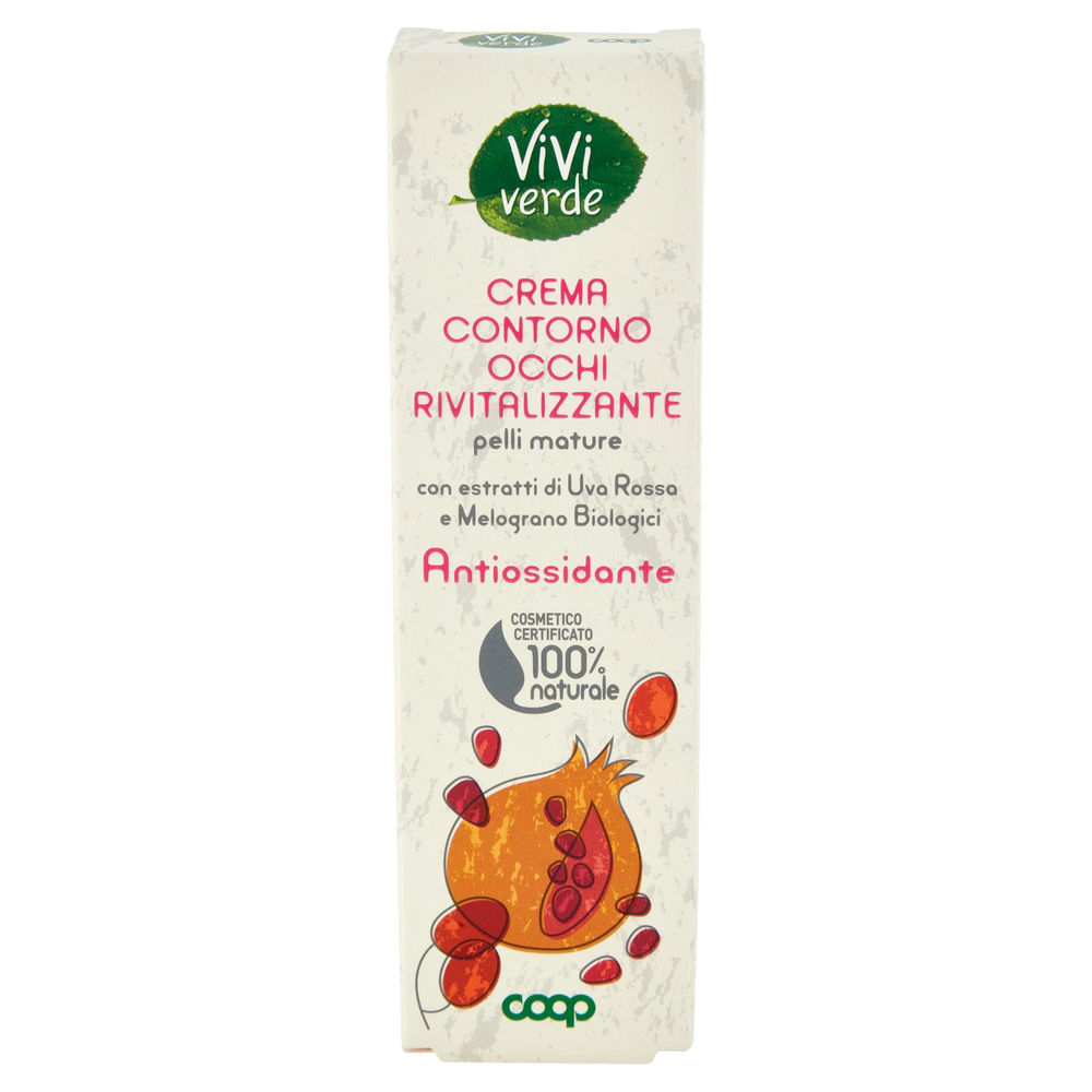 CREMA CONTORNO OCCHI RIVITALIZZANTE ANTIOSSIDANTE VIVI VERDE COOP ML 15 - 6
