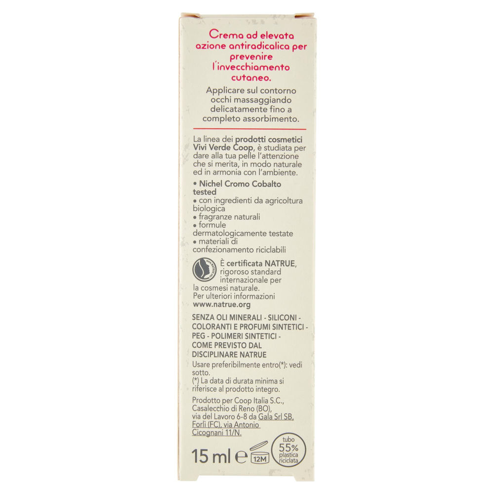 CREMA CONTORNO OCCHI RIVITALIZZANTE ANTIOSSIDANTE VIVI VERDE COOP ML 15 - 1