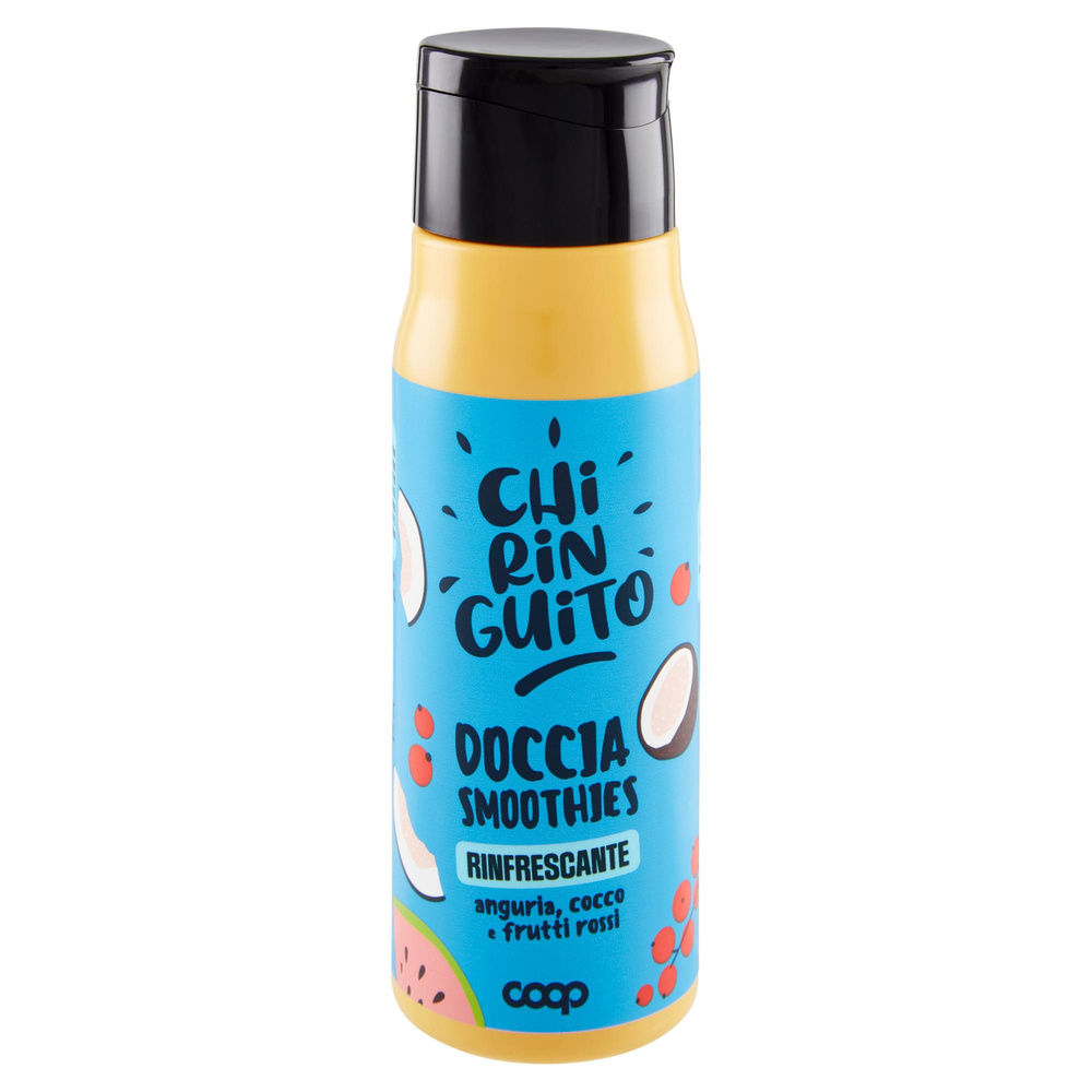 DOCCIA SMOOTHIES RINFRESCANTE ANGURIA COCCO FRUTTI ROSSI CHIRINGUITO COOP ML 300 - 3