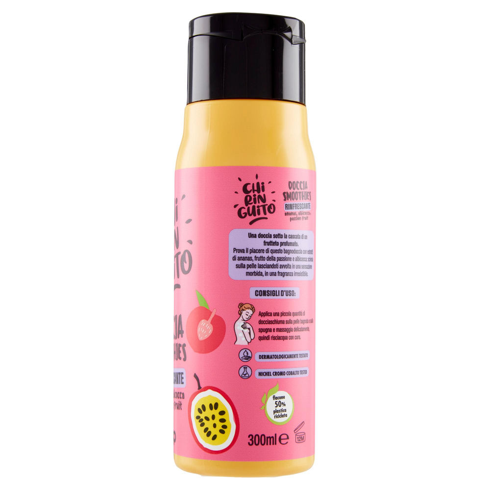 DOCCIA SMOOTHIES RINFRESCANTE ANANAS ALBICOCCA PASS.FRU.CHIRINGUITO COOP ML 300 - 5