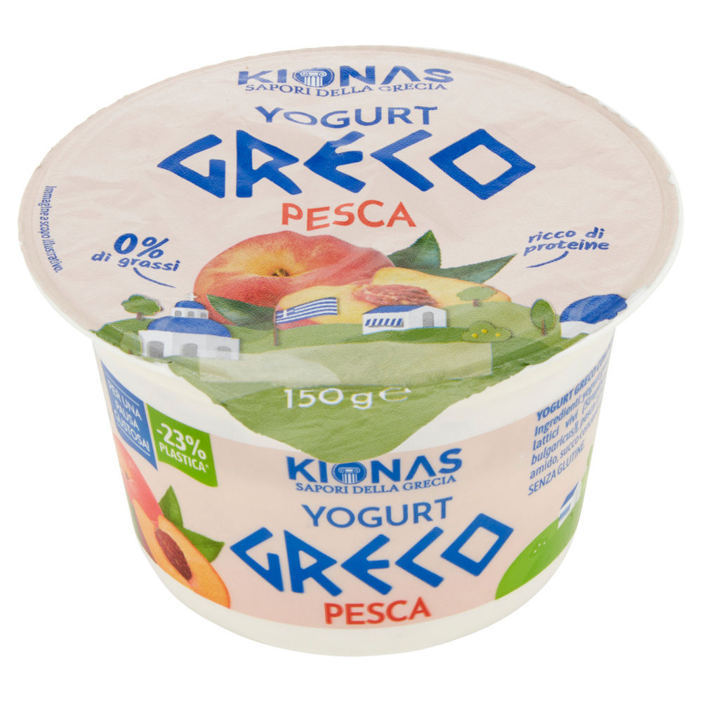 KIONAS YOGURT GRECO 0% ALLA PESCA 150G - 2