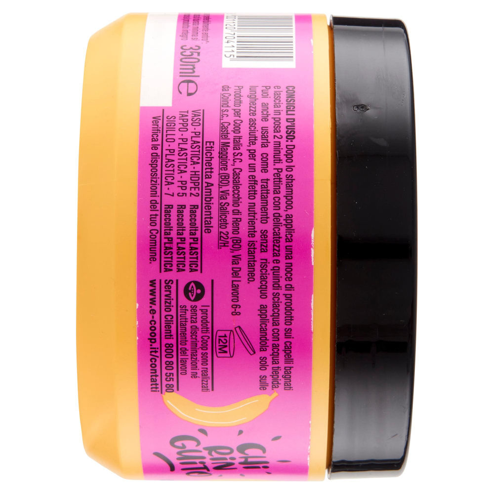 MASCHERA CAPELLI NUTRIENTE BANANA ED ESTRATTO DI GRANO CHIRINGUITO COOP ML 350 - 6