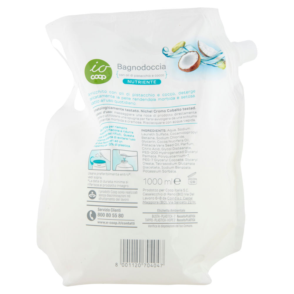 RICARICA BAGNODOCCIA NUTRIENTE IO COOP ML 1000 - 2