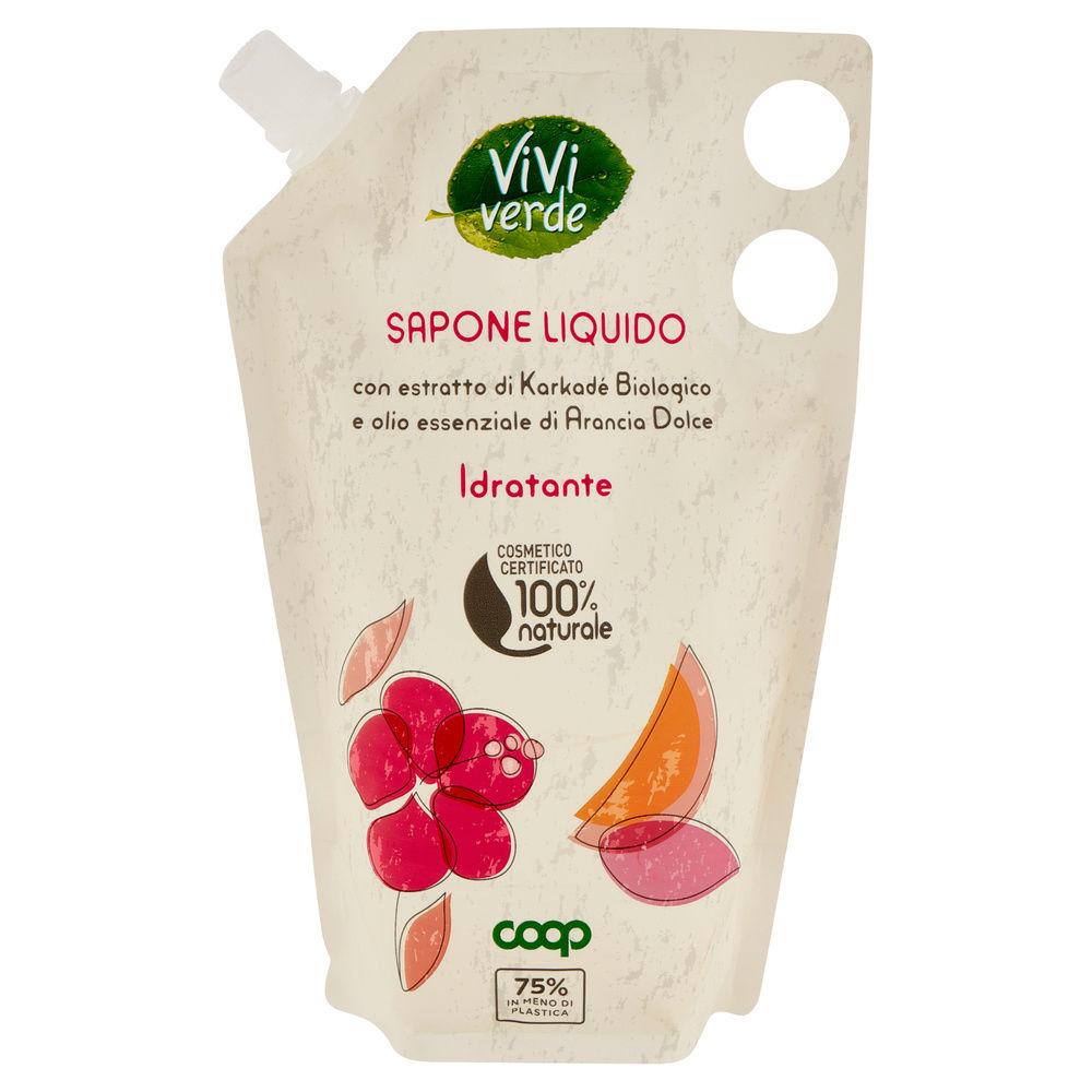 RICARICA SAPONE LIQUIDO IDRATANTE VIVI VERDE COOP ML 600 - 4