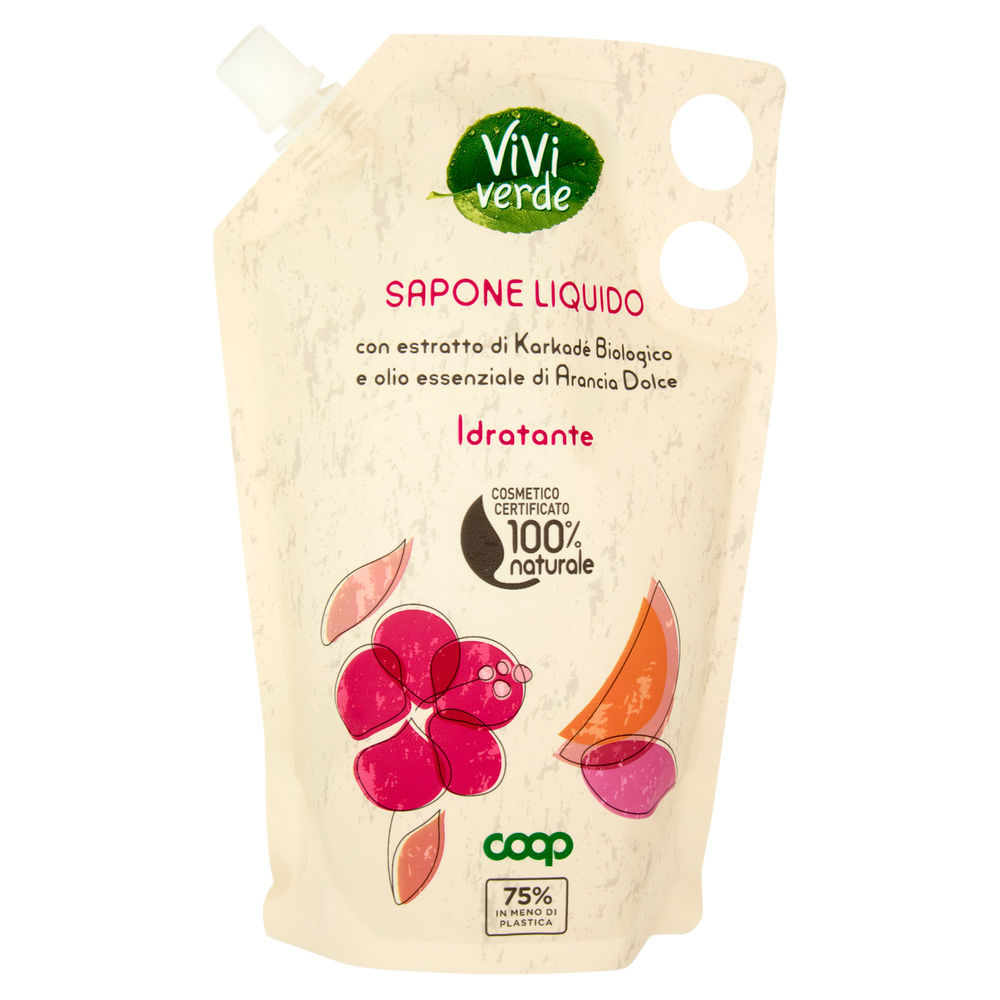 RICARICA SAPONE LIQUIDO IDRATANTE VIVI VERDE COOP ML 600 - 17