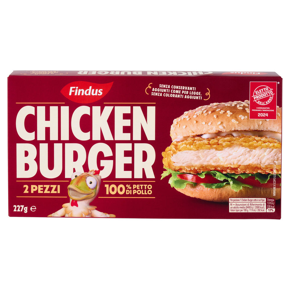 CHICKEN BURGER FINDUS G 227 - 3