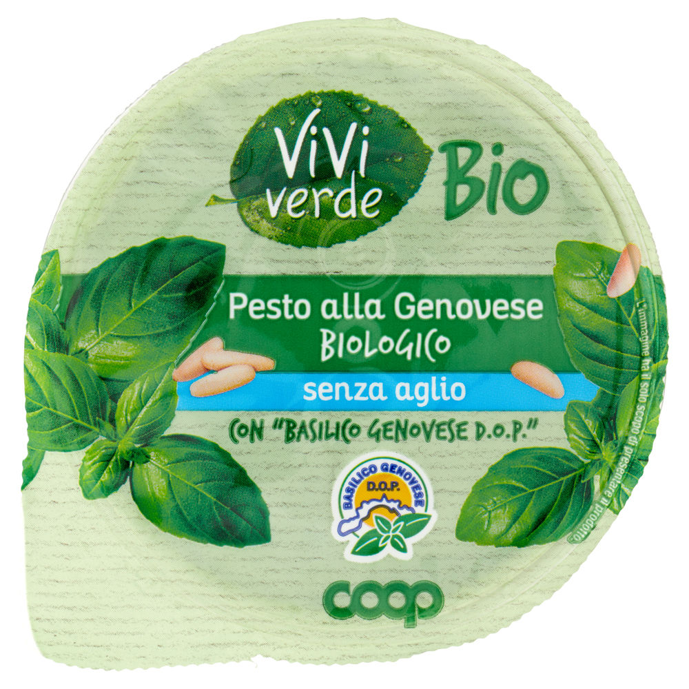 Pesto alla genovese senza aglio bio viviverde coop g 120