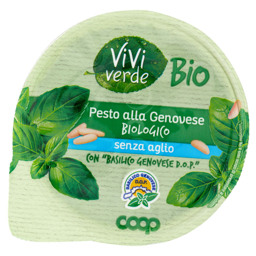 PESTO ALLA GENOVESE SENZA AGLIO BIO VIVIVERDE COOP G 120 - 8